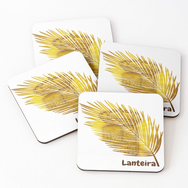 Item preview, Abstract Flag of Lanteira – Feather Shape Design designed and sold by ArteJorge48.