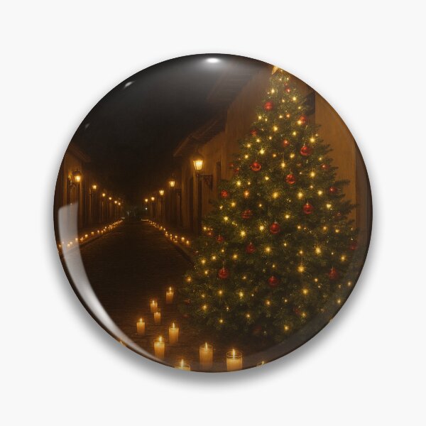 Item preview, Little lanterns, colonial street, and Christmas tree designed and sold by Erikasinhag.