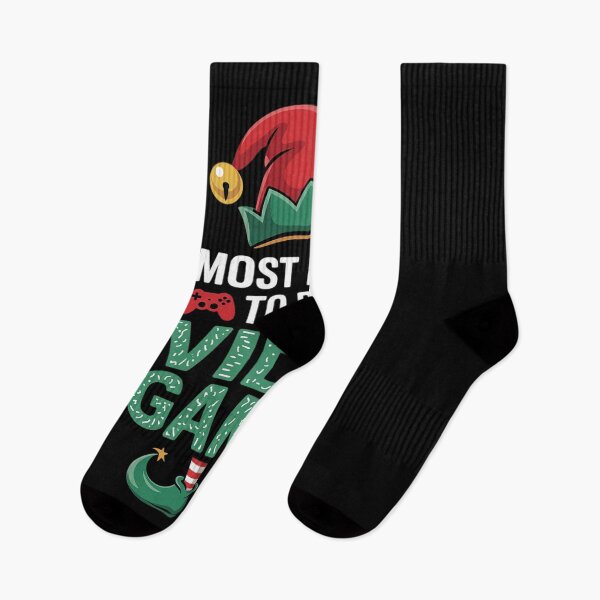 Item preview, Gamer Elf Most Likely To Play Video Games Christmas  designed and sold by KonstanKoraner.
