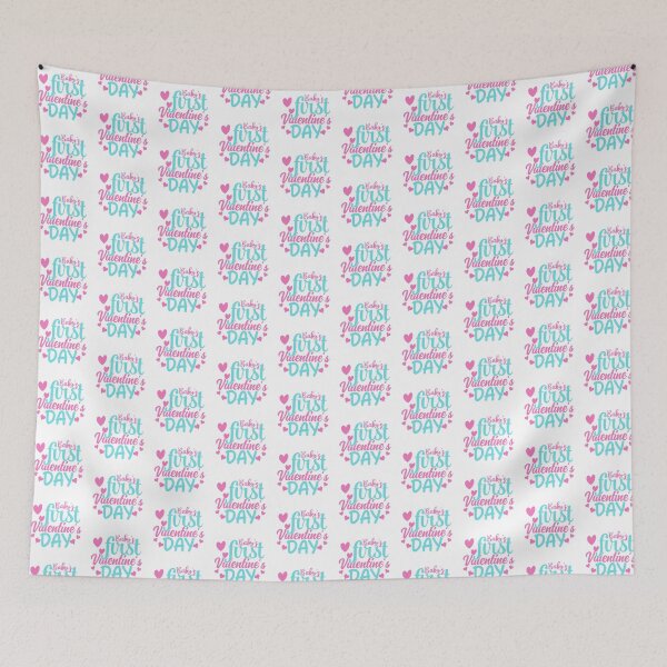 Item preview, Baby’s First Valentine’s Day – Cute Holiday Lettering Design designed and sold by DigitalGemArt.