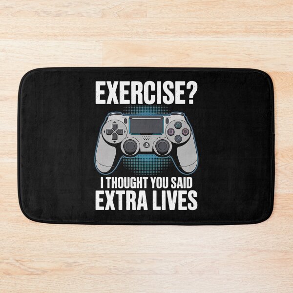 Item preview, Gamer Exercise Thought Extra Lives Gaming Men Boys Kid  designed and sold by KonstanKoraner.