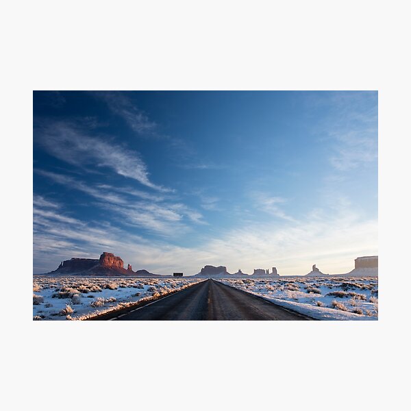 Monument Valley Drive Photographic Print