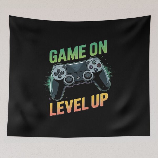 Item preview, Gamer Gaming Game On, Level Up  designed and sold by KonstanKoraner.