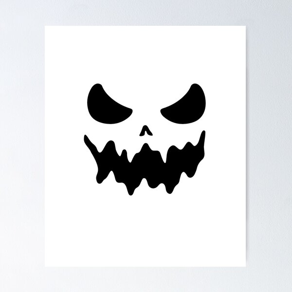 Item preview, scary Halloween face designed and sold by artiisa.