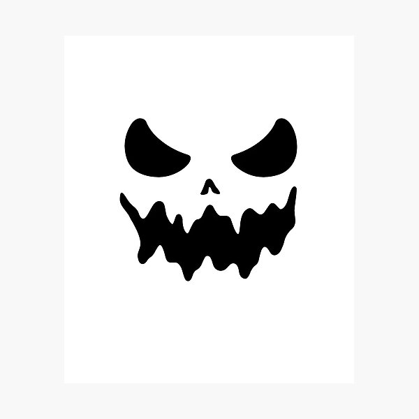 Item preview, scary Halloween face designed and sold by artiisa.