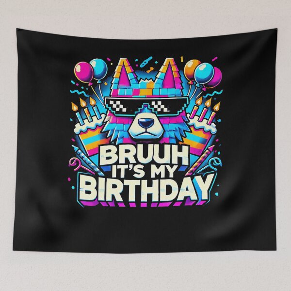 Item preview, Bruh Its My Birthday Wolf Boy Family Party Bday designed and sold by MadalynKiehn.
