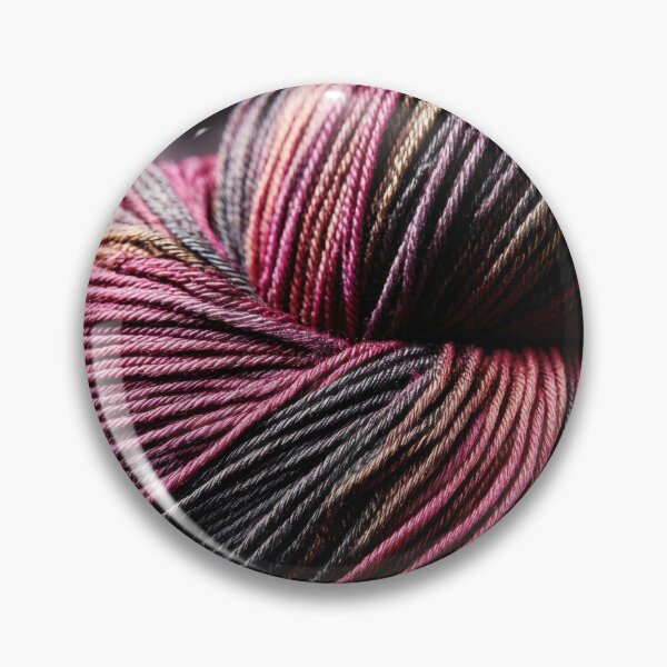 Item preview, Colorful yarn on a dark fabric designed and sold by anytka.