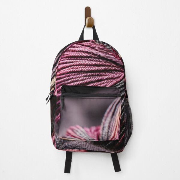 Item preview, Colorful yarn on a dark fabric designed and sold by anytka.