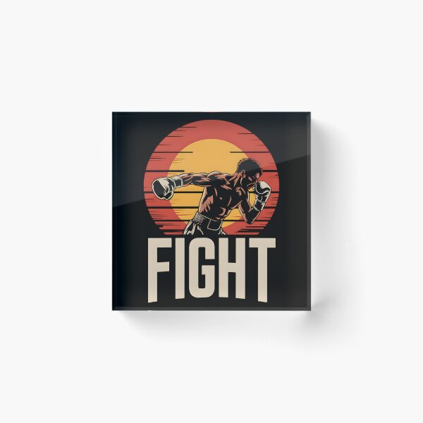 Item preview, Fight – Vintage Boxing Martial Warrior Combat Sport designed and sold by Taans-Creation.