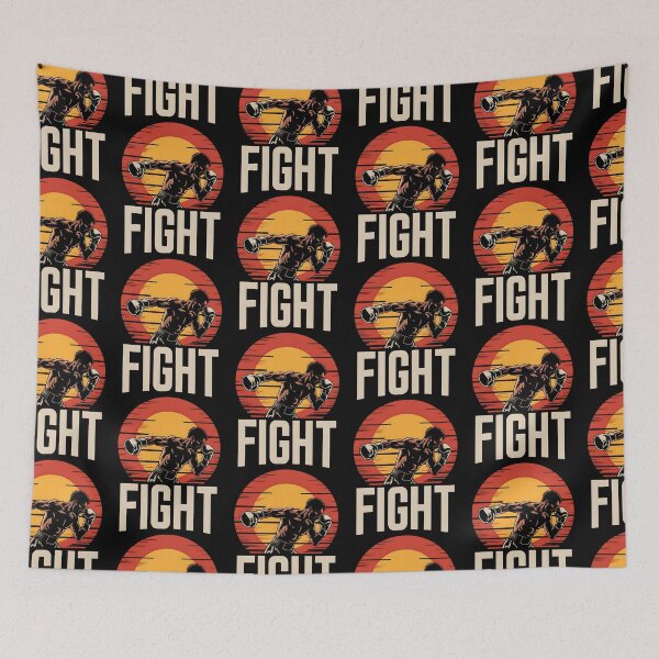 Item preview, Fight – Vintage Boxing Martial Warrior Combat Sport designed and sold by Taans-Creation.