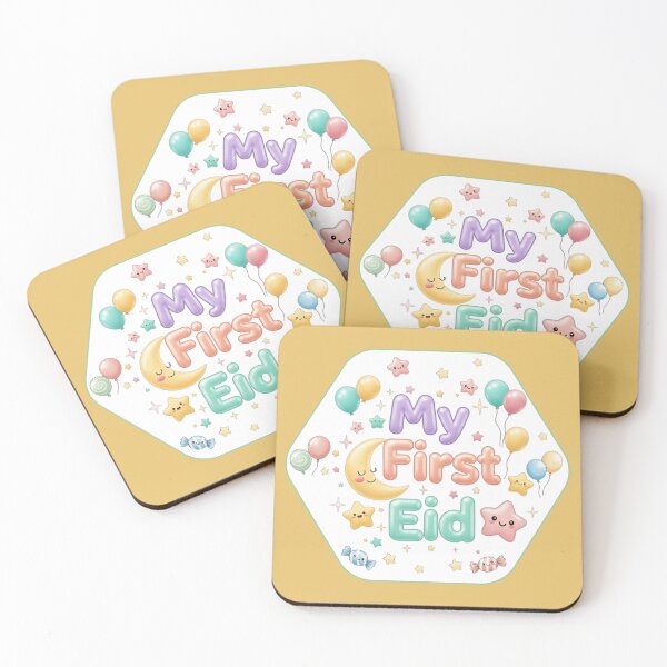 Item preview, My First Eid Cute Crescent Moon and Lantern Design for Babies designed and sold by D-Islamic.