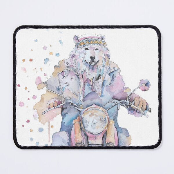 Item preview, BIKER WOLF TRAVELS .5 designed and sold by lautir.