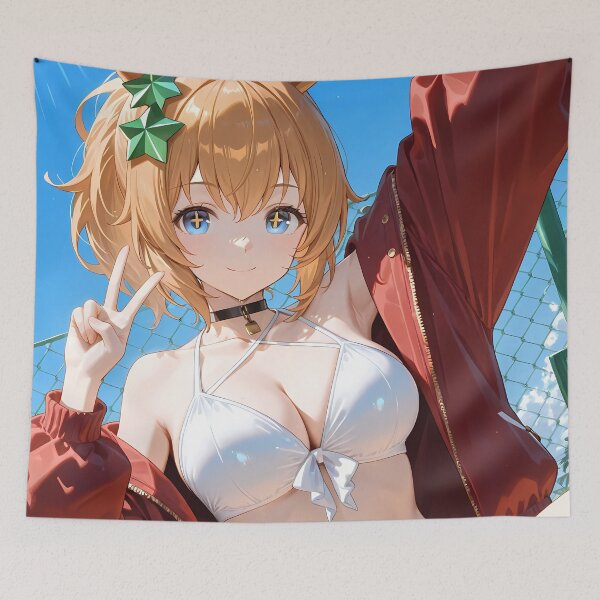 Item preview, Cheerful Pose Taiki Shuttle Uma Musume Pretty Derby Anime Girl designed and sold by thedarvills.