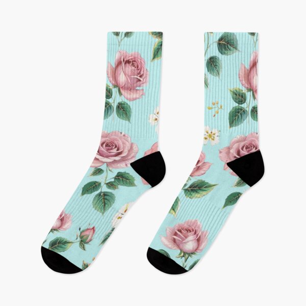Item preview, Vintage style pink roses designed and sold by Nice-patterns.
