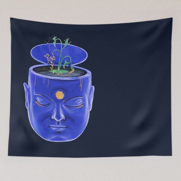 Item preview, Recordplayer Head, Painting designed and sold by AK-Hevonen.