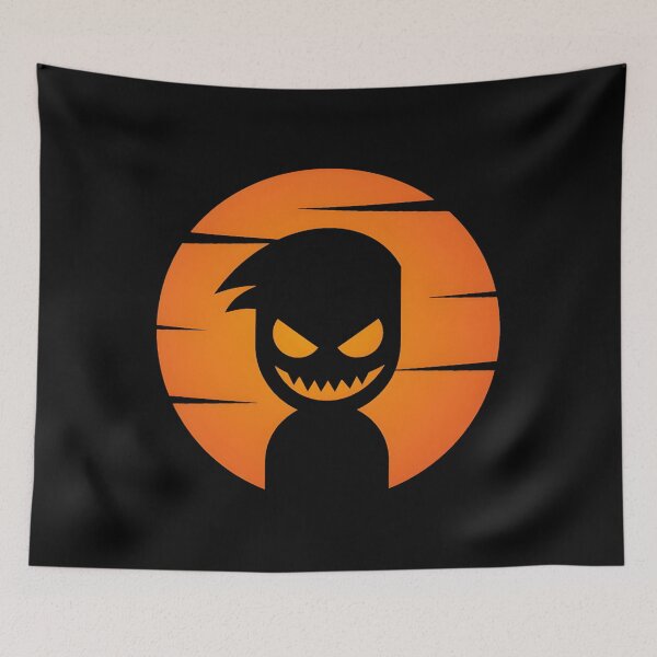 Item preview, Scary Halloween face designed and sold by artiisa.