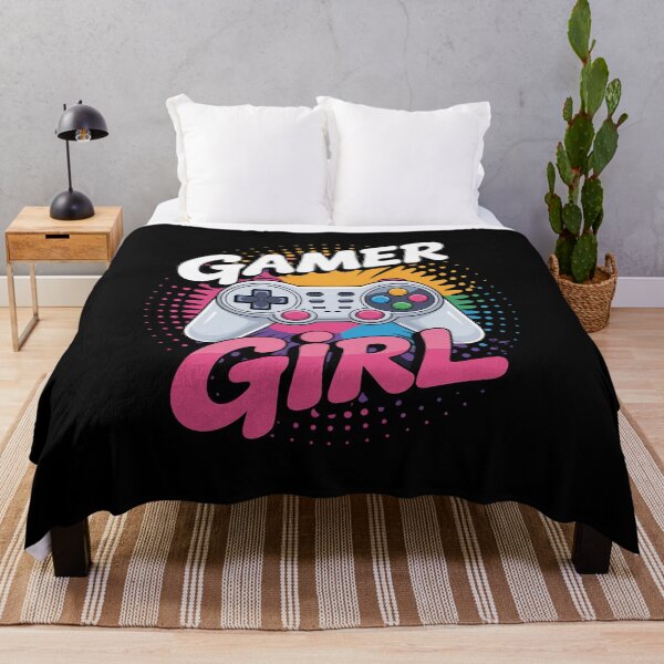 Artikelvorschau, Gamer-Mädchen, Videospiel-Controller, Gaming-Geburtstagskinder entworfen und verkauft von KonstanKoraner.