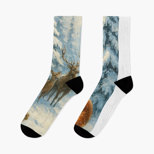 Item preview, Floresta Invernal com Animais Silvestres   designed and sold by Leonornature.