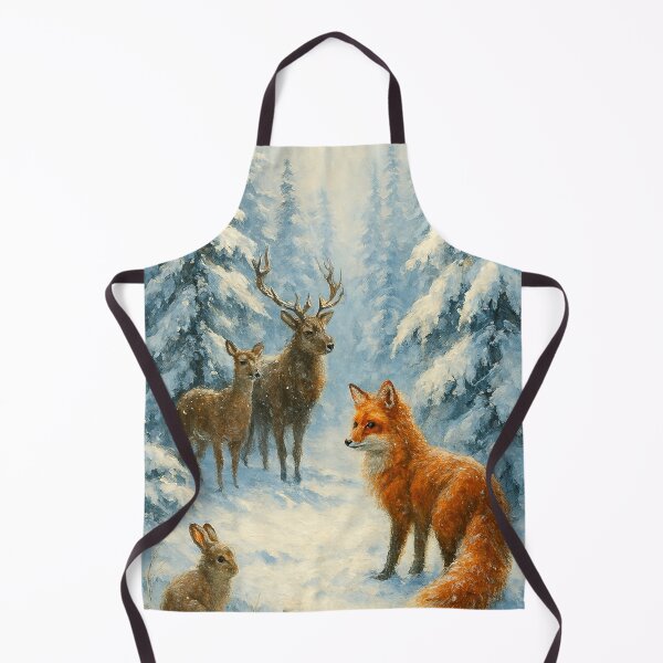 Item preview, Floresta Invernal com Animais Silvestres   designed and sold by Leonornature.