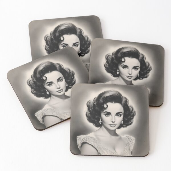 Item preview, Elizabeth Taylor designed and sold by WorldofCharcoal.