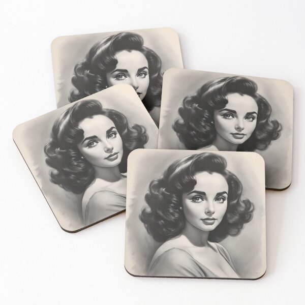 Item preview, Elizabeth Taylor designed and sold by WorldofCharcoal.