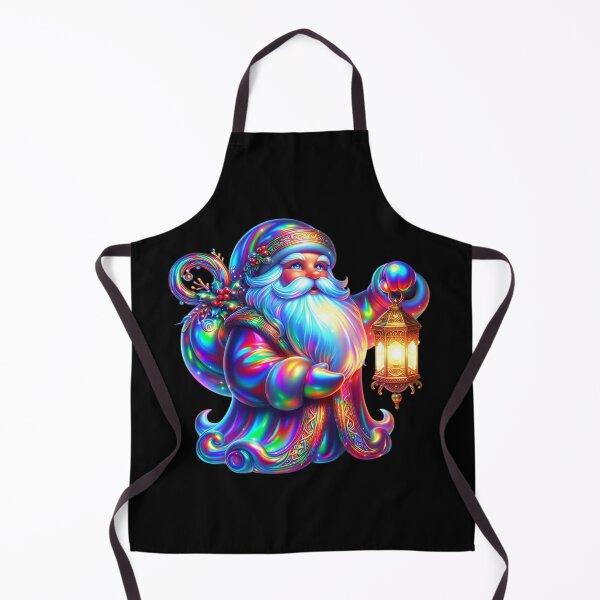 Item preview, Radiant Santa – Iridescent Fantasy Christmas Art designed and sold by lucidfrog.