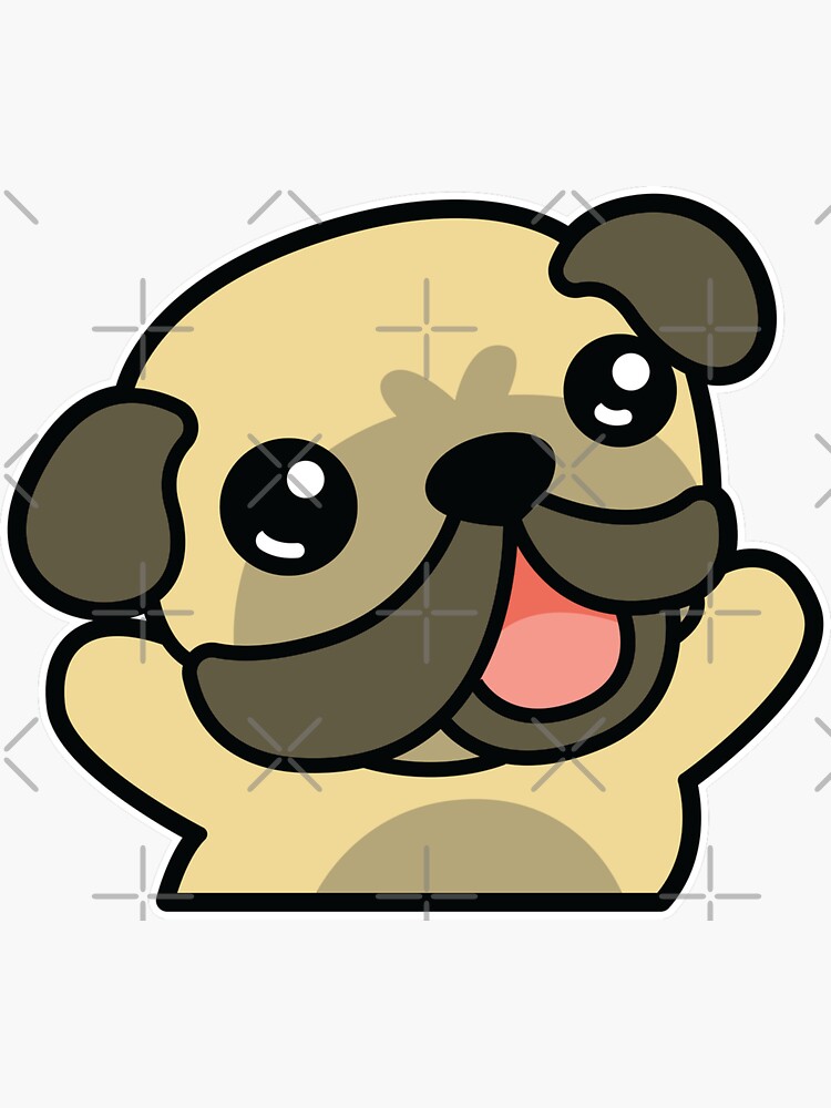 Today's anime dog of the day is: This sleepy pug...