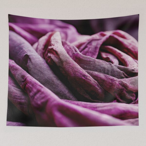 Item preview, Elegant purple fabric in soft folds designed and sold by anytka.