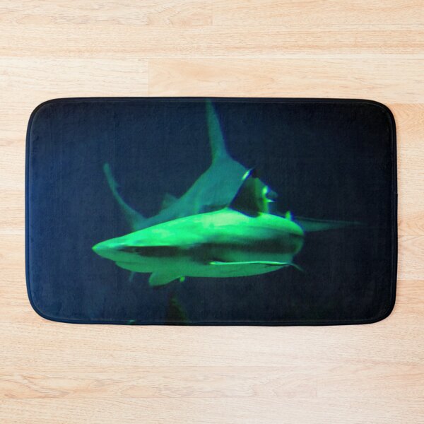 Item preview, Ruler of the Seas – Gigantic Shark in the Shadows / Swiss Artwork Photography designed and sold by Raphael Wolf.
