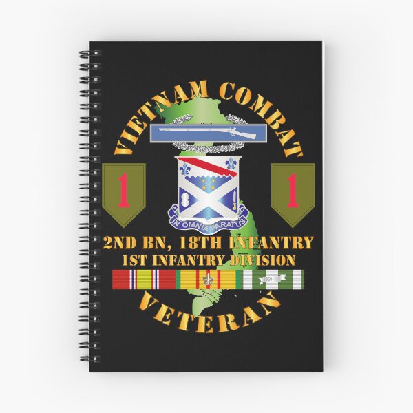 Item preview, Army - Vietnam Combat Infantry Veteran w 2nd Bn 18th Inf 1st Inf Div SSI designed and sold by Military Insignia Products.