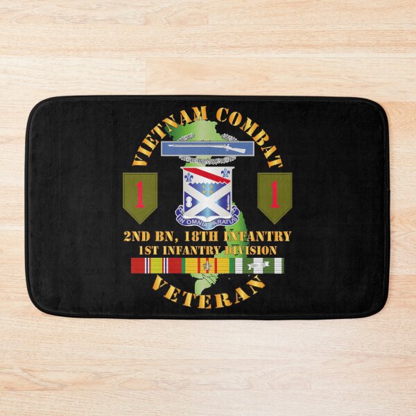 Item preview, Army - Vietnam Combat Infantry Veteran w 2nd Bn 18th Inf 1st Inf Div SSI designed and sold by Military Insignia Products.