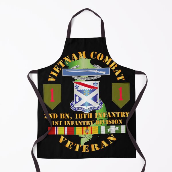 Item preview, Army - Vietnam Combat Infantry Veteran w 2nd Bn 18th Inf 1st Inf Div SSI designed and sold by Military Insignia Products.