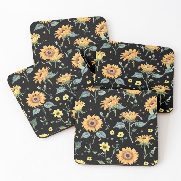Item preview, Vintage style  sunflowers designed and sold by Nice-patterns.