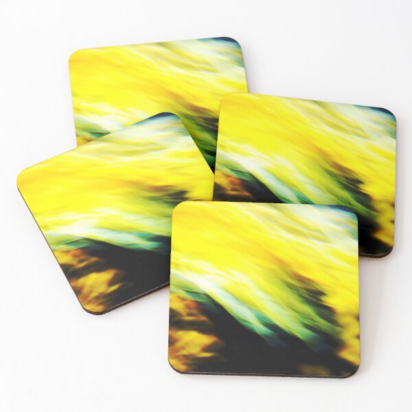 Item preview, Yellow Water – Dynamic, colorful power / Swiss Artwork Photography designed and sold by Raphael Wolf.