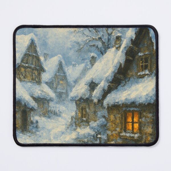 Item preview, Vila Antiga Coberta de Neve designed and sold by Leonornature.