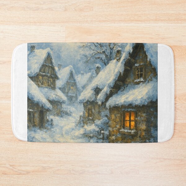Item preview, Vila Antiga Coberta de Neve   designed and sold by Leonornature.