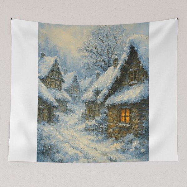 Item preview, Vila Antiga Coberta de Neve   designed and sold by Leonornature.