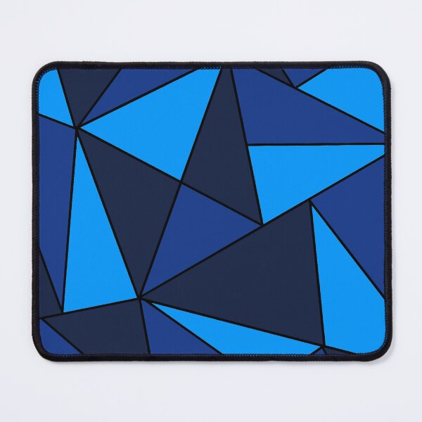 Item preview, Navy Blue Tricolor Abstract Triangle Design designed and sold by Kaysart2020.
