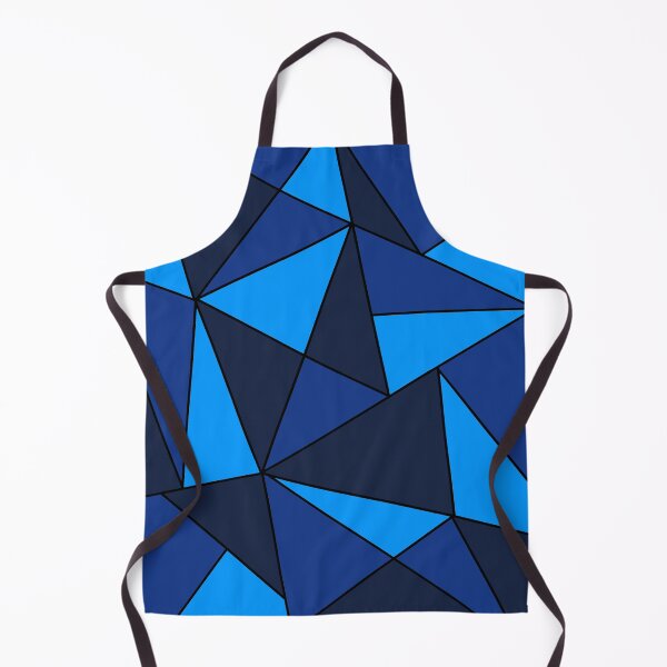 Item preview, Navy Blue Tricolor Abstract Triangle Design designed and sold by Kaysart2020.