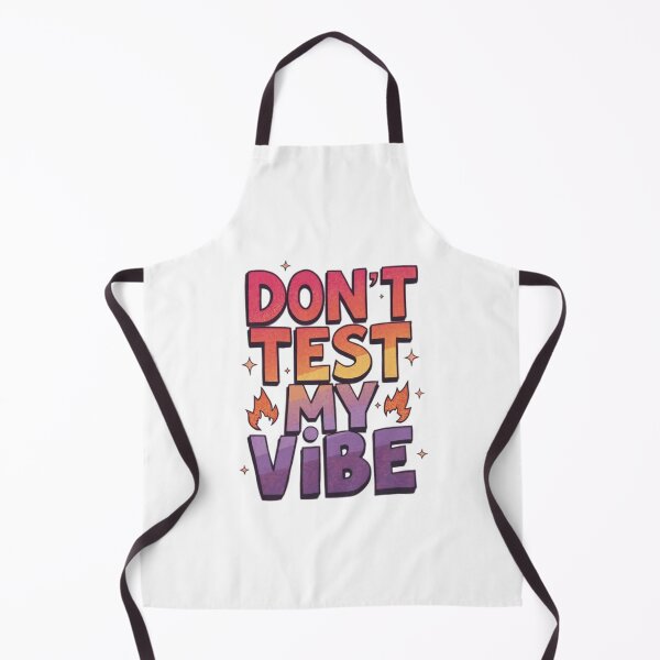 Item preview, Don’t Test My Vibe Aesthetic Quote Design – Bold Retro Gradient Typography designed and sold by NRcollections24.