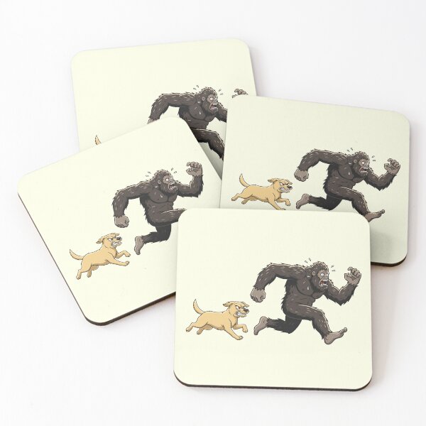 Item preview, Funny Labrador Bigfoot Chasing Boys Girls Kids designed and sold by FurryHavenPH.