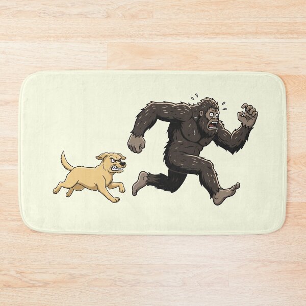 Item preview, Funny Labrador Bigfoot Chasing Boys Girls Kids designed and sold by FurryHavenPH.