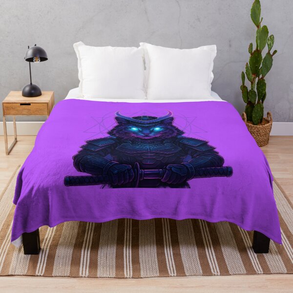 Item preview, Cosmic Samurai Cat – The Ultimate Space Warrior Feline designed and sold by KawaiiOrbit.