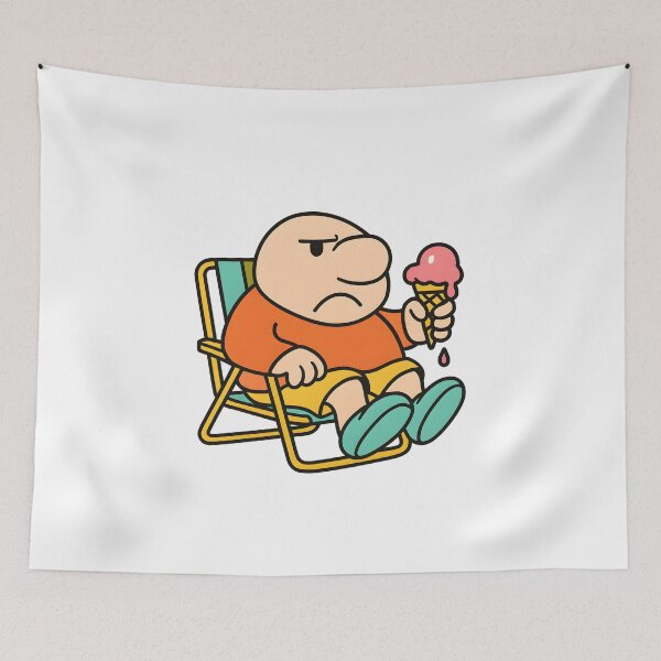 Item preview, Retro Grumpy Cartoon - Vintage 70s cartoon ziggy Style designed and sold by lamiarte.