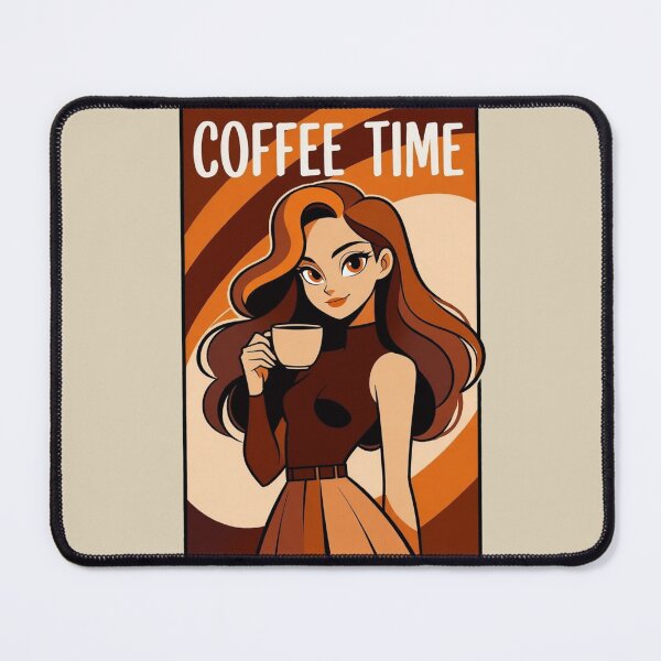 Item preview, COFFEE TIME GIRL designed and sold by shinyillust.