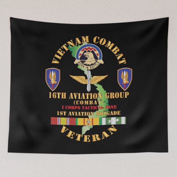 Item preview, Army - Vietnam Combat Vet w 16th Aviation Group, 1st Aviation Bde X 300 designed and sold by Military Insignia Products.