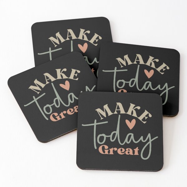 Item preview, make today great, positive slogan, Christmas quote, Happy new year, new beginning, lets forget the past, lets look to the future designed and sold by chipmuckdesignn.