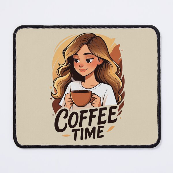 Item preview, COFFEE TIME GIRL designed and sold by shinyillust.