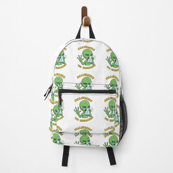 Item preview, Funny Green Alien Allergic To Humans Humor designed and sold by TeeARTHY.
