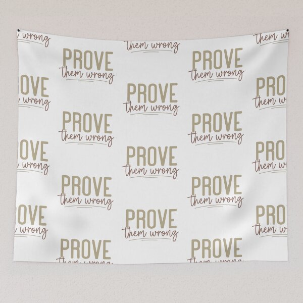 Item preview, prove them wrong, positive slogan, Christmas quote, Happy new year, new beginning, lets forget the past, lets look to the future designed and sold by chipmuckdesignn.